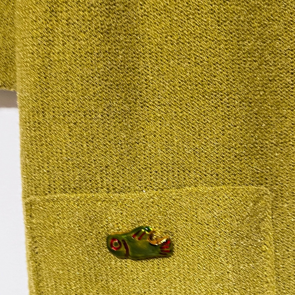Vintage Steve Fabrikant at for NEIMAN MArcus Knit fish dress - Picture 5 of 17